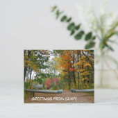 C'est une carte postale du camp ! (Debout devant)