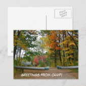 C'est une carte postale du camp ! (Devant / Derrière)