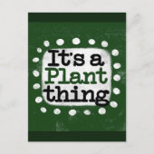 C'est une carte postale Plante (Devant)