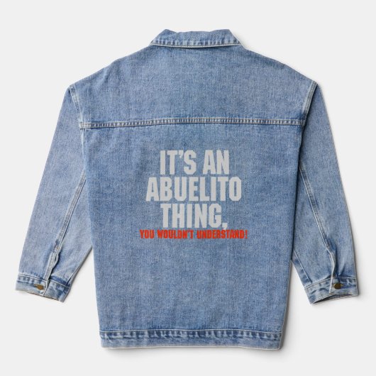 C'est une chose Abuelito que vous ne comprendriez (Verso)