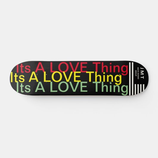 C'EST UNE CHOSE D'AMOUR JMT 7 3/4" Skateboard Deck (Horz)