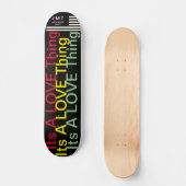 C'EST UNE CHOSE D'AMOUR JMT 7 3/4" Skateboard Deck (Recto)