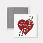 C'est une chose de chien Coeur et un aimant Emprei (Recto/Verso)