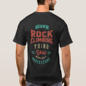 C'est une Escalade rock | T-shirt (Dos)