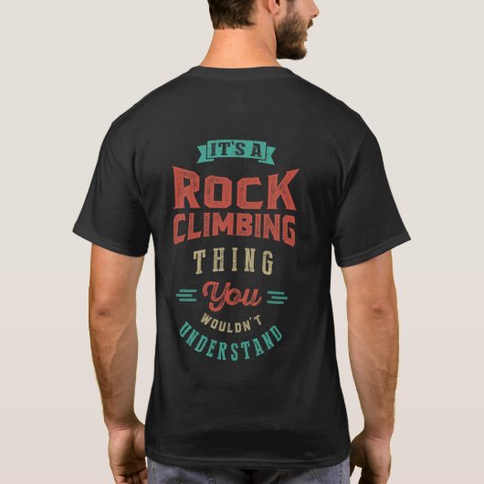 C'est une Escalade rock | T-shirt (Dos)