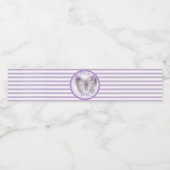 C'est une Étiquette de bouteille d'eau à papillon  (Étiquettes simples)