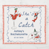 C'est une Étiquette de vin de bachelorette de homa (Étiquettes simples)