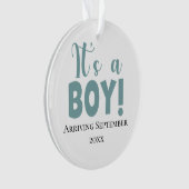 C'est une Faire-part de grossesse (devant)