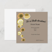 C'est une fête coquillage 5,25" x 5,25" programme  (Devant / Derrière)