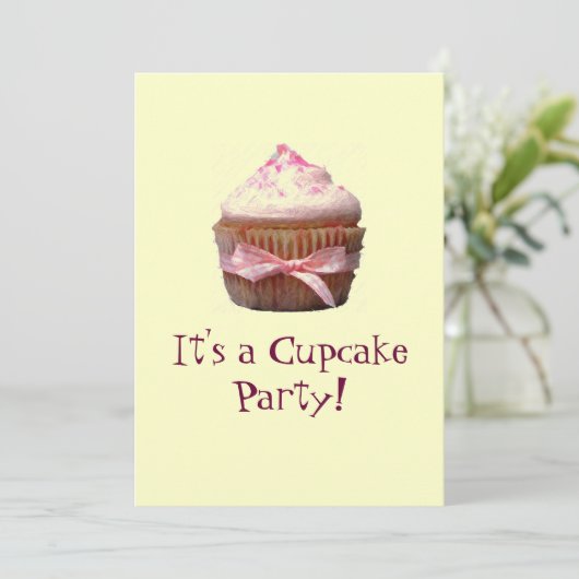 C'est une fête de Cupcake ! Invitations (Debout devant)