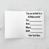 C'est une fête ! Invitation de pingouin (Intérieur)