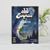 C'est une fête surprise | Invitation Nuit étoilée (Debout devant)