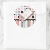 C'est une fille ! Autocollant (Sac)