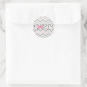 C'est une fille ! Autocollant à thème (Sac)