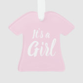 C'est une fille, baby shower rose clair, révélatio (dos)