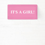 C'EST UNE FILLE ! BANDEROLE (Insitu)