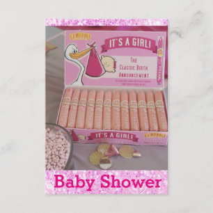 C'est une fille bébé douche Invitations