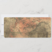 C'est une fille bébé fille douche Invitation (Dos)