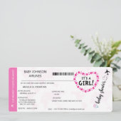 C'est une fille bébé fille douche Invitation (Debout devant)