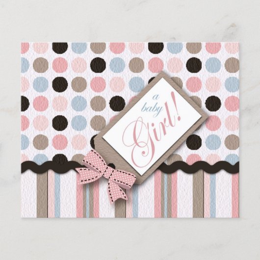 C'est une fille ! Carte conseil (Devant)
