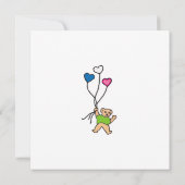 C'est une fille ! Carte simple (Dos)