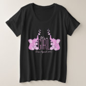 C'est une fille cri éléphants maternité (Design devant)