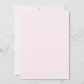 C'est une fille | Élégante et chic invitation de b (Dos)