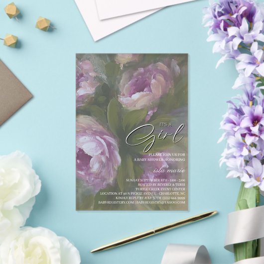 C'est une fille - Invitation (Insitu (Mariage))