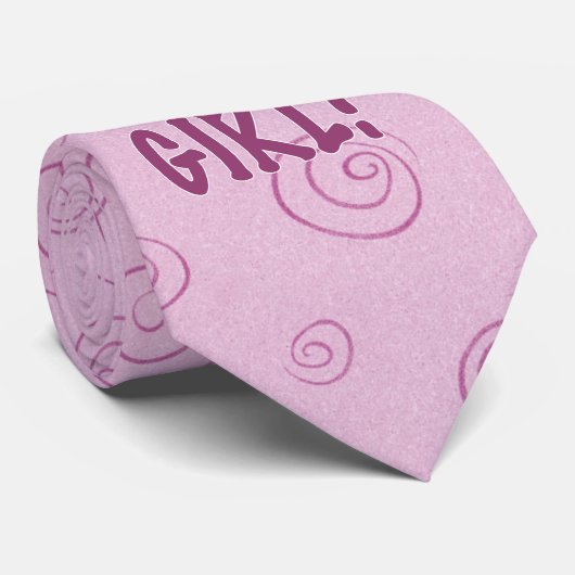 C'est une fille ! La cravate des hommes (Roulé)