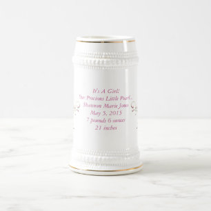 C'est une fille Notre petite perle précieuse Mug