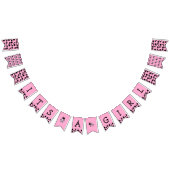 C'est une fille, rose Ladybug Baby shower bannière (Tout)