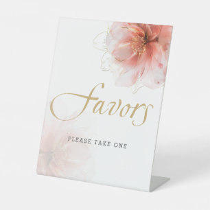 C'est une fille rose or Baby shower Favors Signe