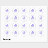 C'est une fille Stickers (Feuille)