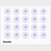 C'est une fille Stickers (Feuille)