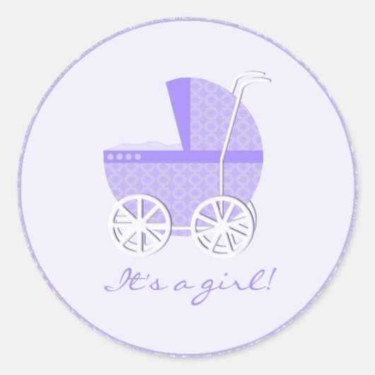 C'est une fille Stickers (Devant)