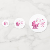 C'est une fille Table Confetti (Devant)