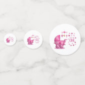 C'est une fille Table Confetti (Derrière)