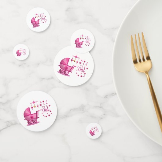 C'est une fille Table Confetti (Groupe)