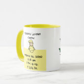 C'est une fille - tasse de souvenir d'automne (Devant gauche)