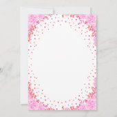 C'est une fille Unicorne Invitation Baby shower Fl (Dos)