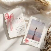 C'est une invitation à Baby shower de la poule ros