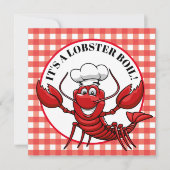 C'est une invitation à faire bouillir du homard (Devant)