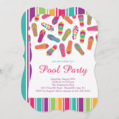 C'est une invitation à la fête de la piscine de Fl (Devant / Derrière)
