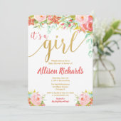 C'est une invitation à la petite douche fleurie (Debout devant)