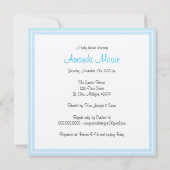 C'est une invitation à un Baby shower (Dos)