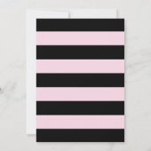 C'est une invitation à une baby shower pour fille (Dos)