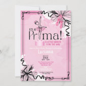 C'est une invitation à une baby shower sur le thèm (Devant)