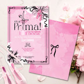 C'est une invitation à une baby shower sur le thèm