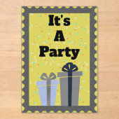 C'est une invitation à une fête (Recto)