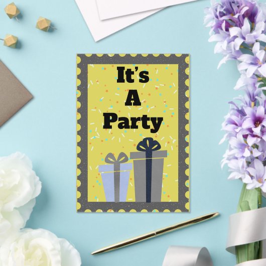 C'est une invitation à une fête (Insitu (Mariage))